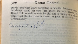 Emilie reads Trollope