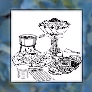 Caviar Canape framed