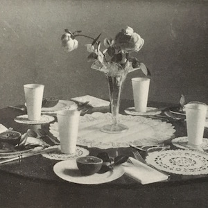 Table setting 1914
