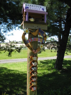 larkspur lodge with pole