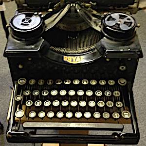 Old typewriter