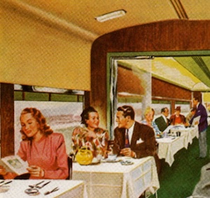 dining on the train