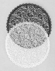 chapel veils white and black