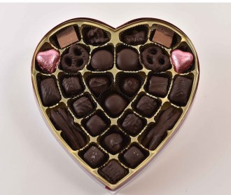Heart shaped box of chocolates