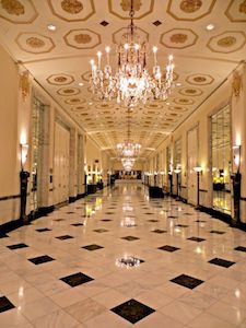 Mayflower Hotel polished interior