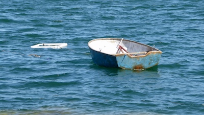 Rowboat in Blue Hill Bay