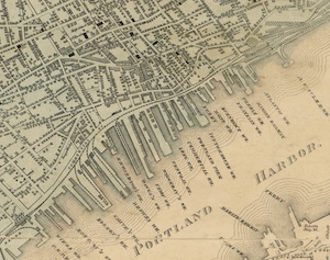 Old Portland map