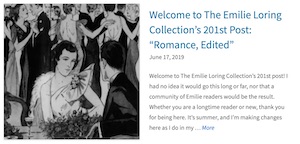 201st post Emilie Loring Collection