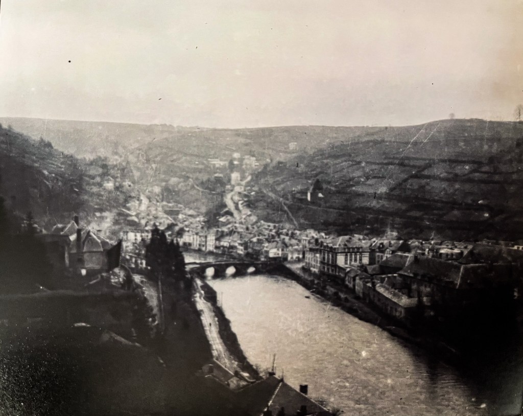 Above a French village
