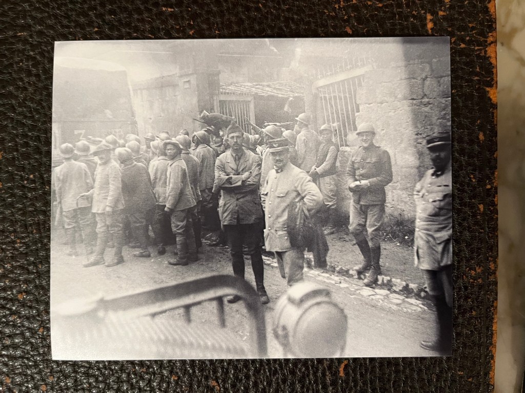 Officers and other soldiers, France, WWI

